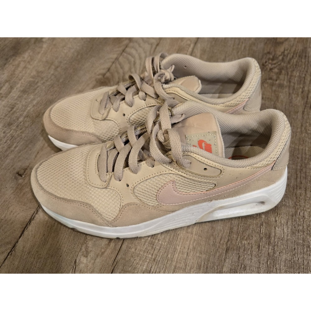 Women's Nike Air Max SC Fossil Stone/Pink Oxford (CW4554 201) Size 9.5